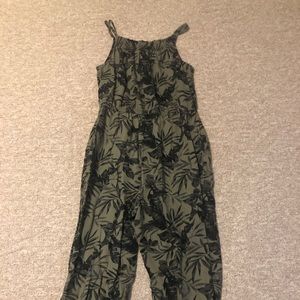 Old Navy Palm Leaf Jumpsuit